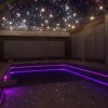 نورپردازی کف استخر مدرن