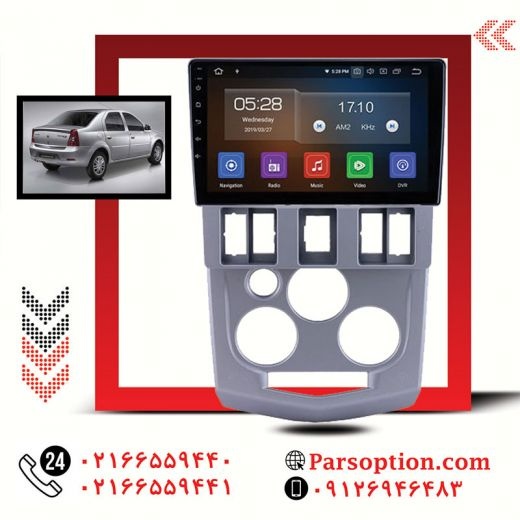 مانیتور اندروید l90 برند Car media با کیفیت عالی