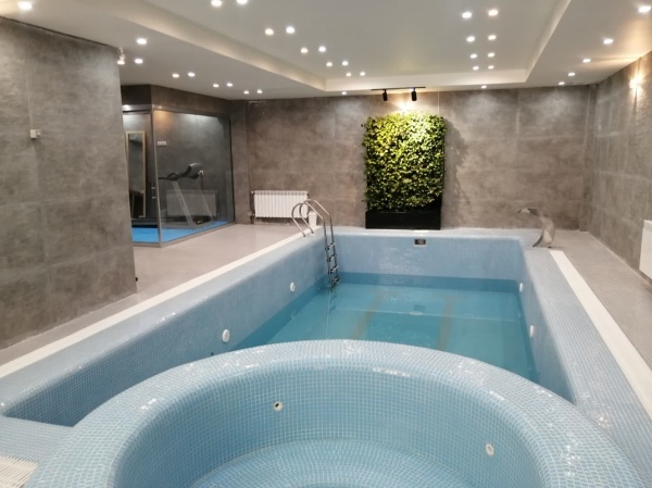 طراحی و اجرای استخر  سونا و جکوزی