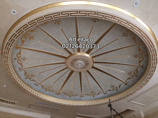 پتینه کاری روی سقف کاذب