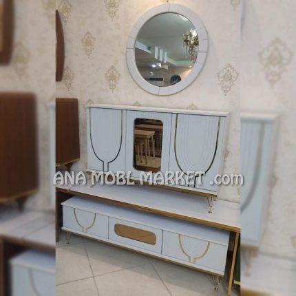 ست آینه کنسول، میز تلویزیون و جا کفشی