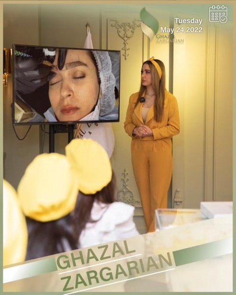 آموزش هاشور ابرو با مدرک معتبر