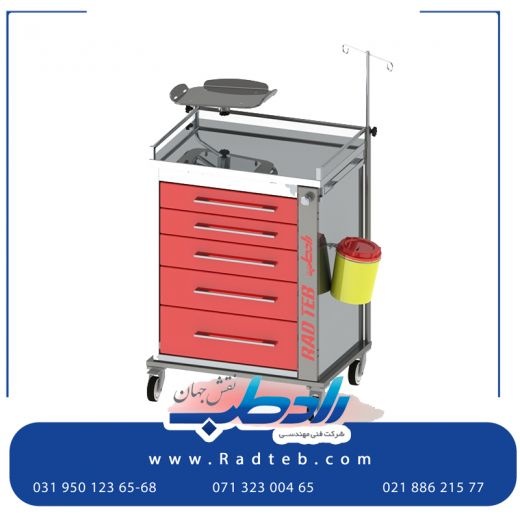ترالی اورژانس مجهز به امکانات بی نظیر