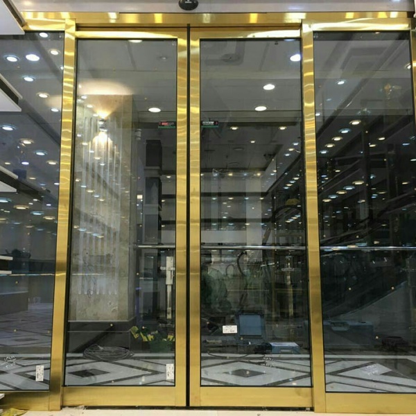 نصب درب شیشه ای ریلی